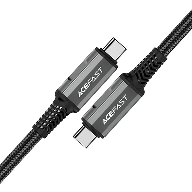Acefast C1-09 USB-C to USB-C aluminum alloy audio/video transmission full-featured data cable