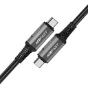 Acefast C1-09 USB-C to USB-C aluminum alloy audio/video transmission full-featured data cable
