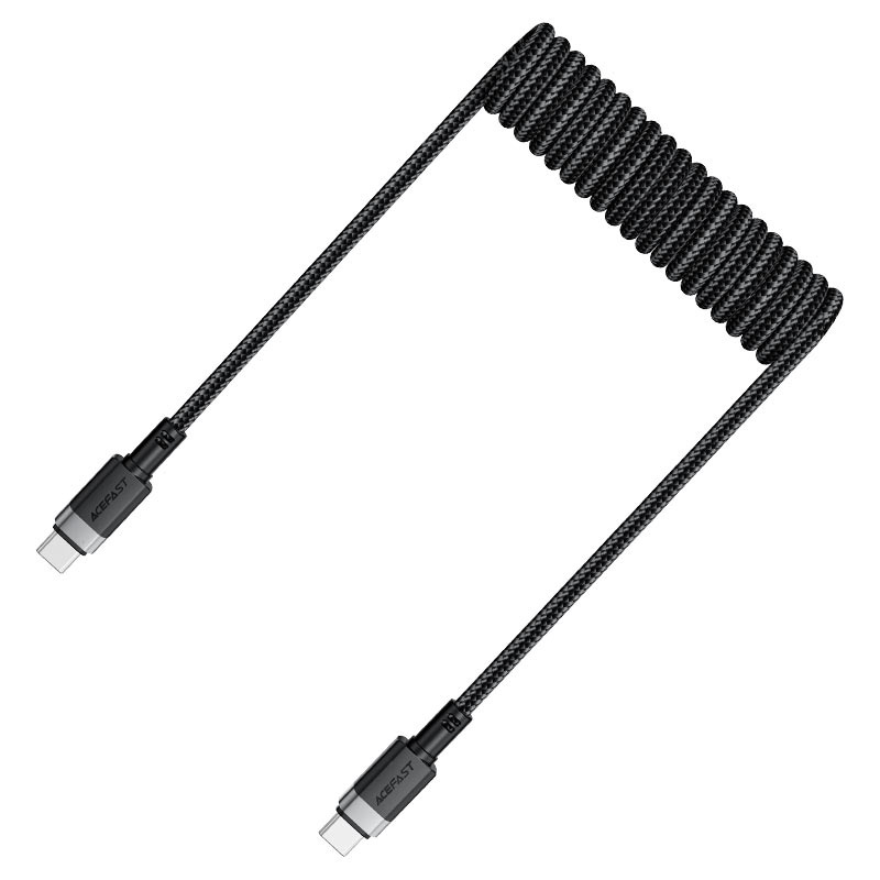 Acefast C14-03 USB-C to USB-C spring charging data cable