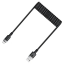 Acefast C14-04 USB-A to USB-C spring charging data cable