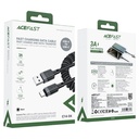 Acefast C14-04 USB-A to USB-C spring charging data cable