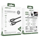 Acefast C20-03 USB-C to USB-C aluminum alloy charging data cable