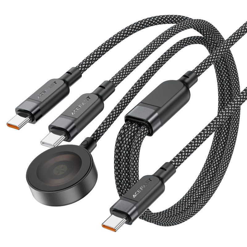 Acefast C6-11 USB-C 3-in-1 100W intelligent balance charging data cable
