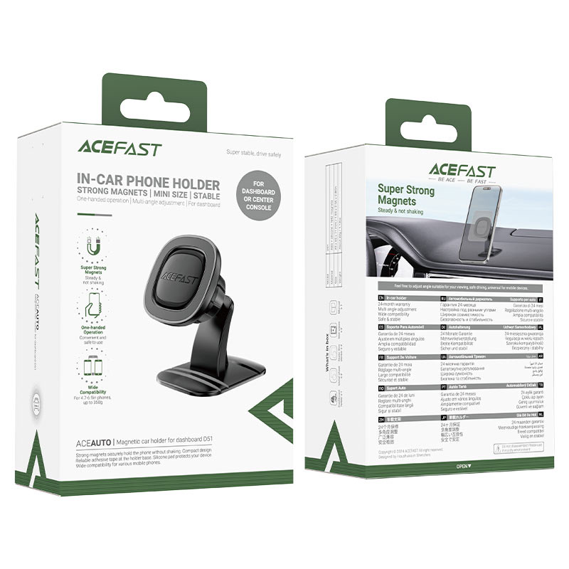 Acefast D51 magnetic car holder for dashboard