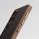 Pitaka Pin Button Case For Galaxy S25 Ultra  Black/Gold Plain 
