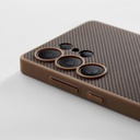Pitaka Pin Button Case For Galaxy S25 Ultra  Black/Gold Plain 