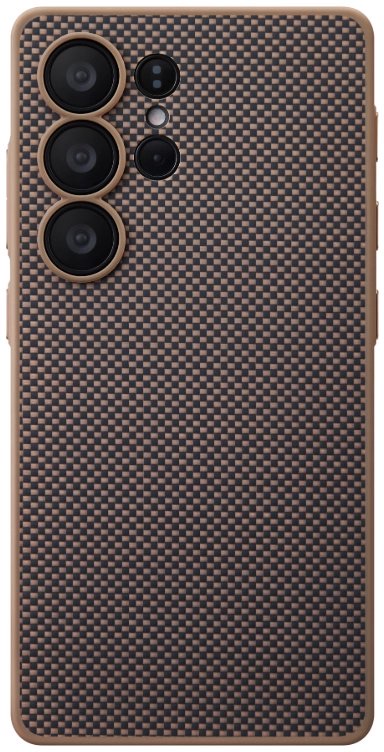 Pitaka Pin Button Case For Galaxy S25 Ultra  Black/Gold Plain 