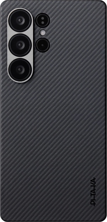 PITAKA ULTRA-SLIM CASE FOR  SAMSUNG  S25 ULTRA -BLACK/GREY TWILL