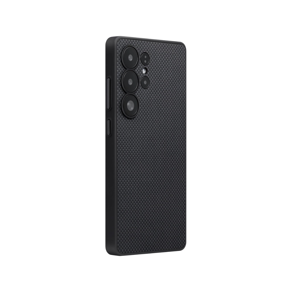 PITAKA PIN BUTTON CASE FOR  GALAXY S25 ULTRA  BLACK/GREY PLAIN