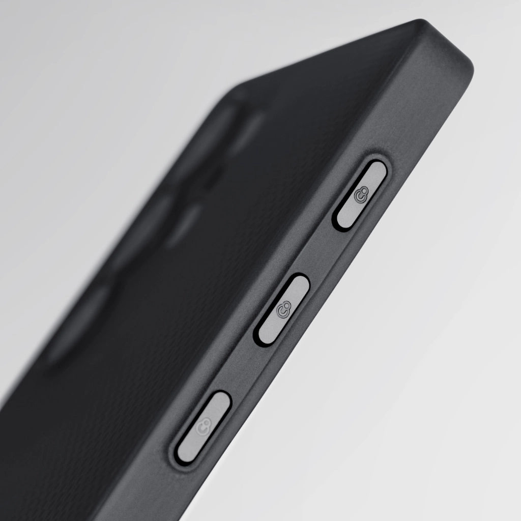 PITAKA PIN BUTTON CASE FOR  GALAXY S25 ULTRA  BLACK/GREY PLAIN