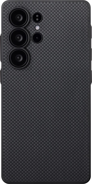 PITAKA PIN BUTTON CASE FOR  GALAXY S25 ULTRA  BLACK/GREY PLAIN