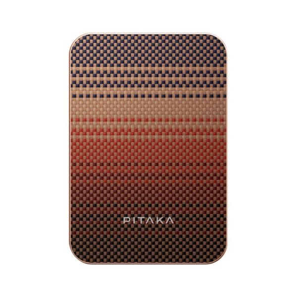 Pitaka Aramid Fiber Magnetic Power Bank QI2 5K Mah Sunset 
