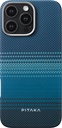 PITAKA TACTILE WOVEN CASE CASE FOR IPHONE 16 PRO-BLACK/BLUE