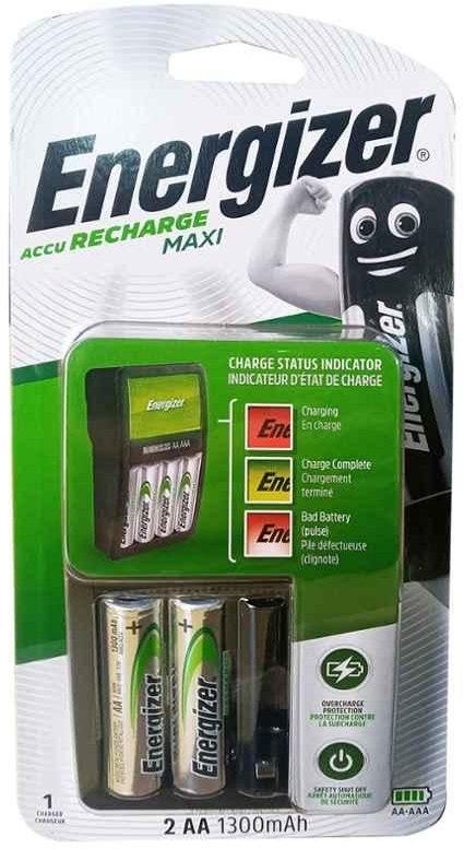 Energizer Accu Recharge Chvcm4 Maxi W/2AA 