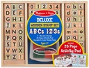 Melissa and Doug Wooden ABC Activity Stamp Set