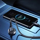 Powerology Dual Output Crystalline Series Car Charger Transparent