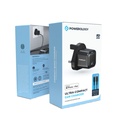 Powerology Ultra-Compact GaN Charger With USB-C To Lightning Cable 1.2m/4ft , Black