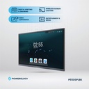 Powerology Dual Windows & Android Interactive Smartboard 65" - Black Black