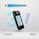 Powerology Diy Cell 10000+5000mAh Powerbank  , Grey