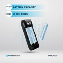 Powerology Diy Cell 10000+5000mAh Powerbank  , Grey