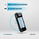 Powerology Diy Cell 10000+5000mAh Powerbank  , Grey