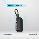 Powerology 5000mAh Power Bank , Black