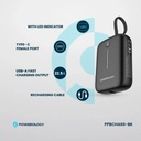 Powerology 10000mAh Power Bank , Black