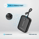 Powerology 10000mAh Power Bank , Black
