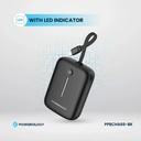 Powerology 10000mAh Power Bank , Black