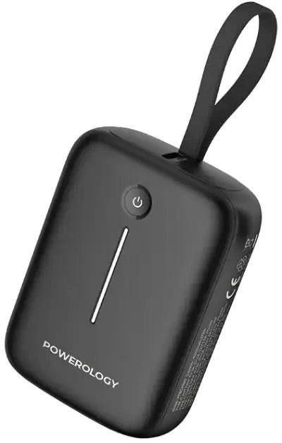 Powerology 10000mAh Power Bank , Black