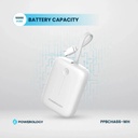 Powerology 10000mAh Power Bank , White