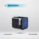Powerology Dual Port | Retractable GaN Charger , Balck