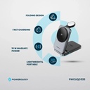 Powerology Qi2 Fast Charging Multi-Device Hub , Black