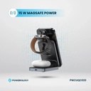 Powerology Qi2 Fast Charging Multi-Device Hub , Black