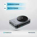 Powerology Qi2 Fast Charging Multi-Device Hub , Black