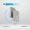 Powerology 10000mAh Magsafepower Glass Surface  , Desert 
Titanium