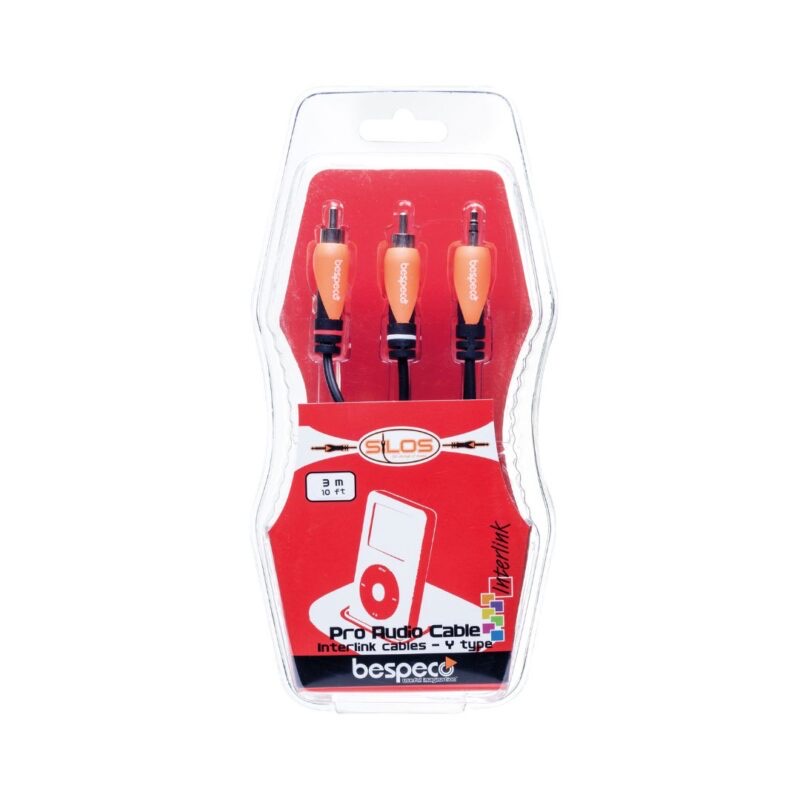 Bespeco - SLYMSR300 - 3.5mm JK to RCA Male 3M