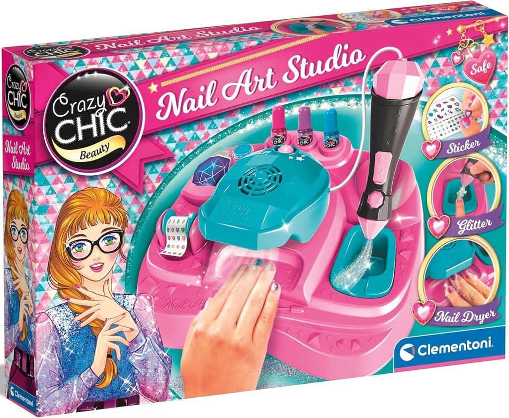 CLEMENTONI CRAZYCHIC NAIL ART STUDIO B/O
