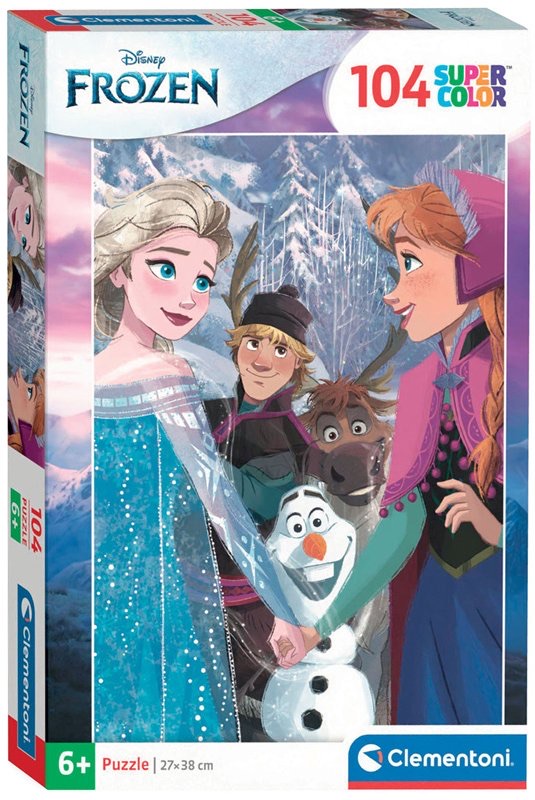 CLEM. PUZZLE DISNEY FROZEN CLASP 104PCS