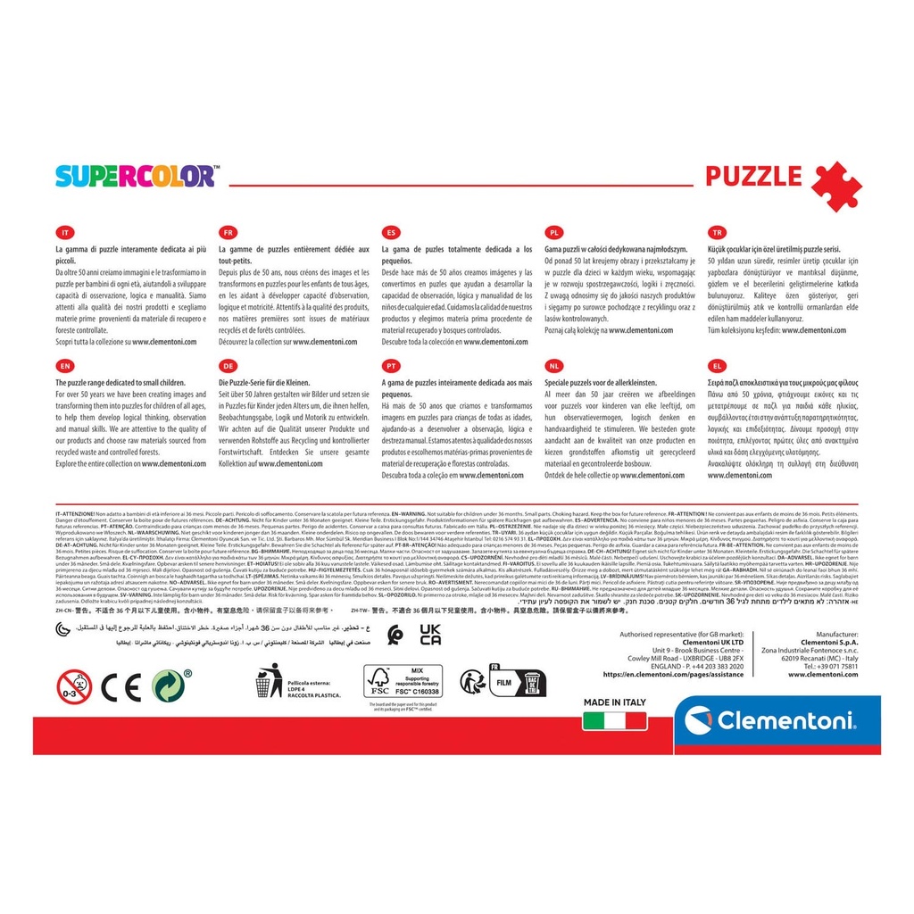 CLEM. PUZZLE MICKEY&FRIENDS 104PCS