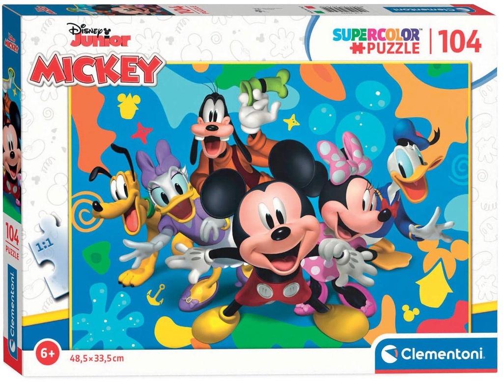 CLEM. PUZZLE MICKEY&FRIENDS 104PCS