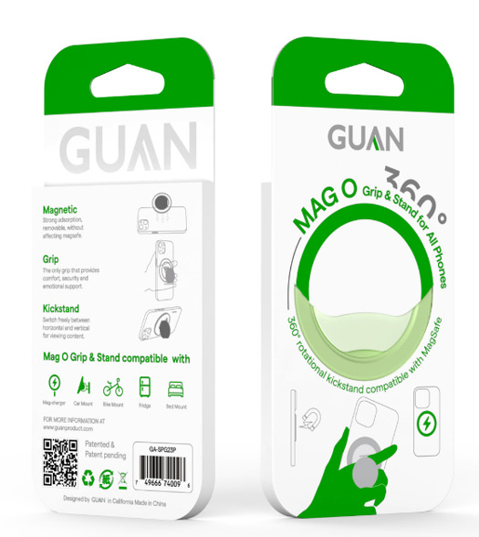 Guan Mag O - MagSafe Holder Black