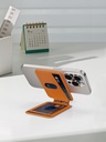 GUAN Mag-Wallet Stand&Grip with Metal Ring Orange