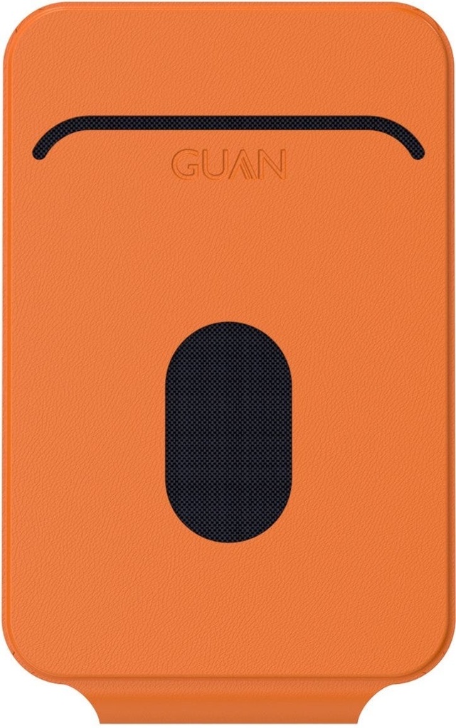GUAN Mag-Wallet Stand&Grip with Metal Ring Orange