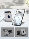 GUAN Mag-Wallet Stand&Grip with Metal Ring Gray