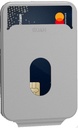 GUAN Mag-Wallet Stand&Grip with Metal Ring Gray