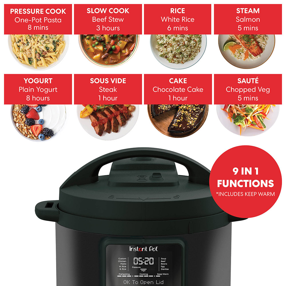 Duo Whisper Quiet Electric P. Cooker 6Qt