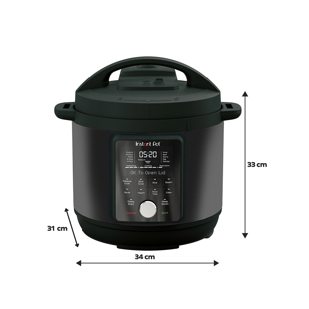Duo Whisper Quiet Electric P. Cooker 6Qt
