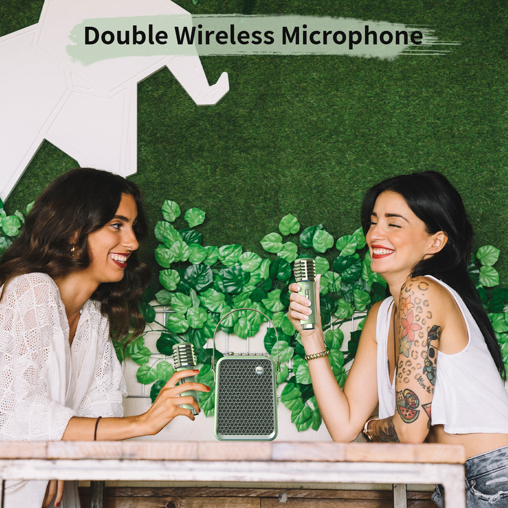 Divoom Songbird-Hq Portable Karaoke Bluetooth Speaker | Home KTV Sound SE  - Green