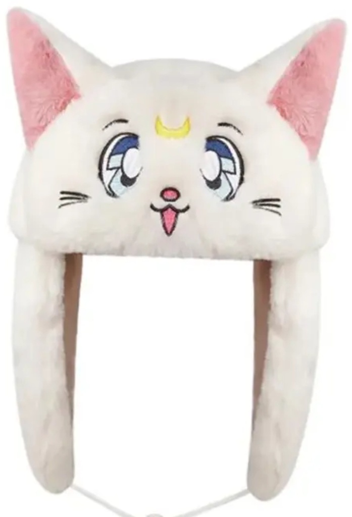 Anime Sailor Moon Artemis Nuna Ushanka Hat Cute Winter Hat